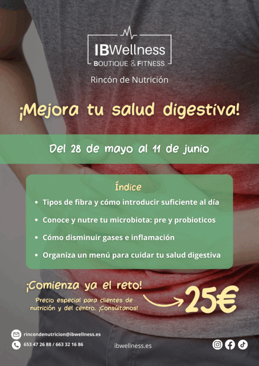 Reto ¡Mejora tu salud digestiva!