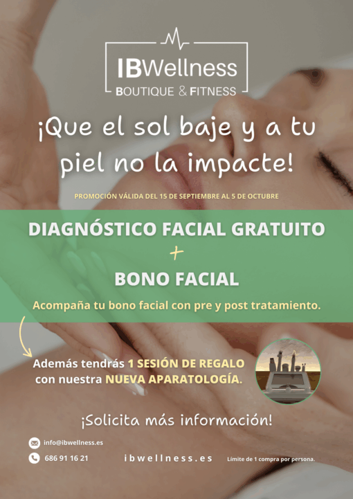 Diagnóstico facial gratuito + bono facial